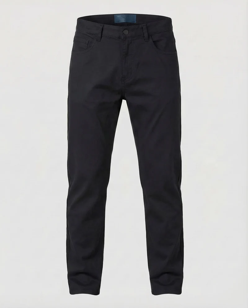 Herren Chinohose Elastisch Gerade