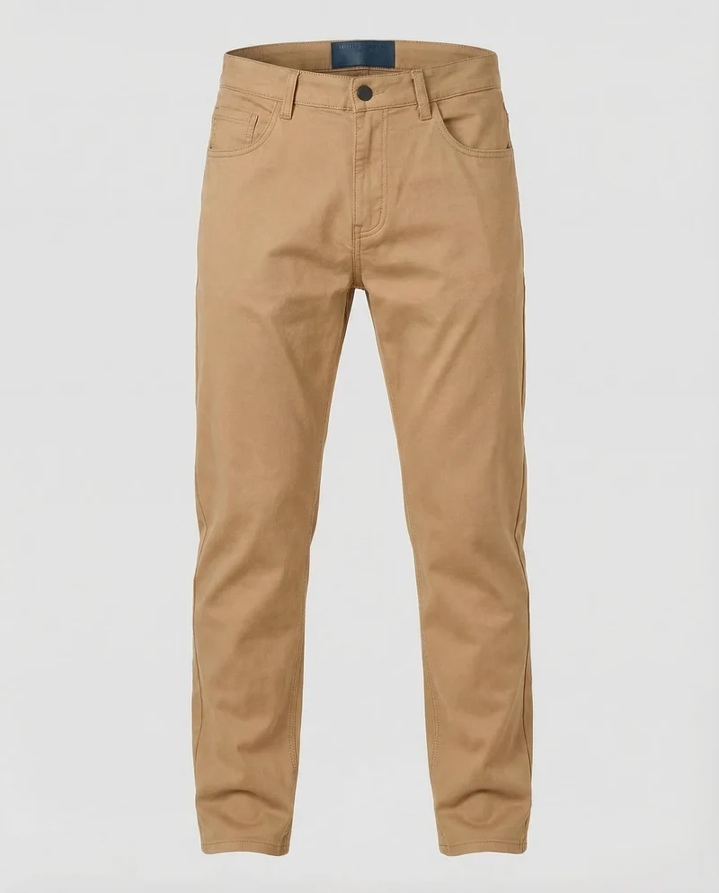 Herren Chinohose Elastisch Gerade