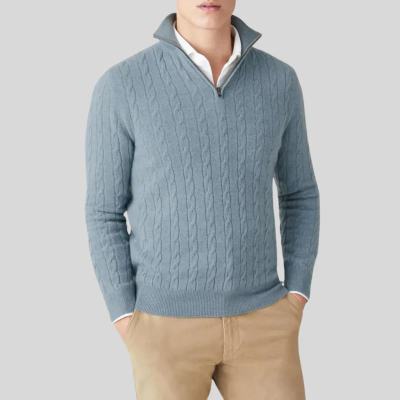 Nord Taschen | Hochwertiger Herren-Pullover mit Reißverschluss