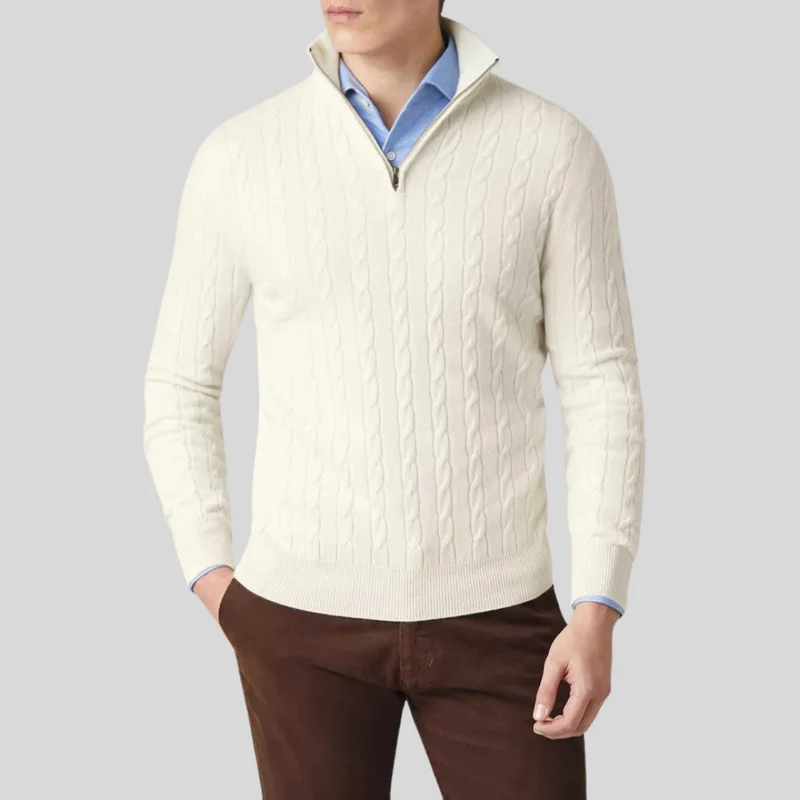 Nord Taschen | Hochwertiger Herren-Pullover mit Reißverschluss