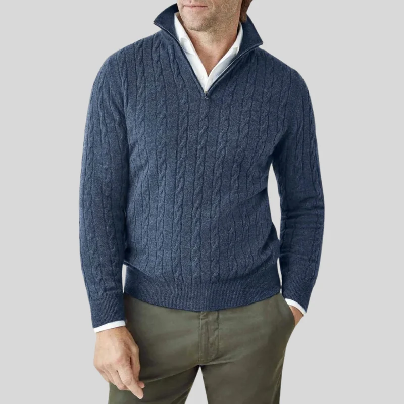 Nord Taschen | Hochwertiger Herren-Pullover mit Reißverschluss