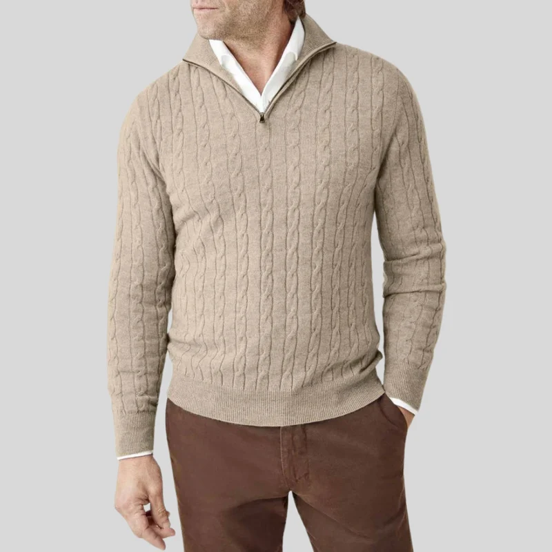 Nord Taschen | Hochwertiger Herren-Pullover mit Reißverschluss