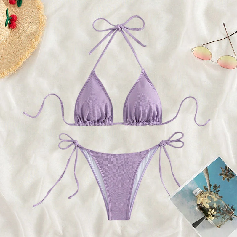 Damen Triangel-Bikini Set Nord Taschen