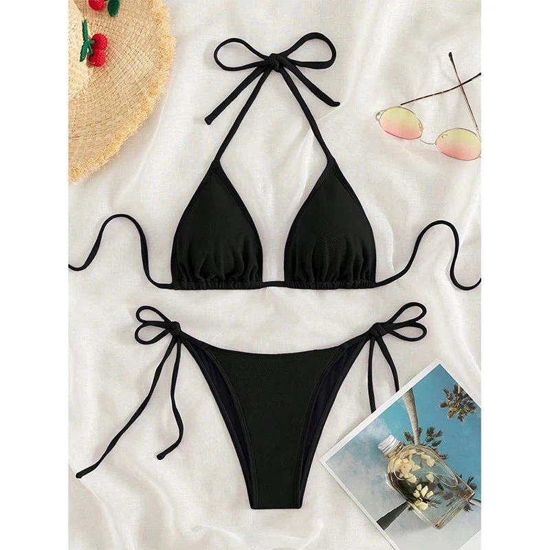 Damen Triangel-Bikini Set Nord Taschen
