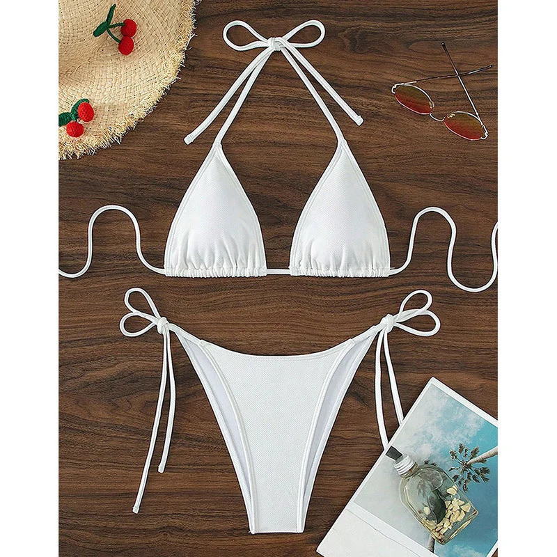 Damen Triangel-Bikini Set Nord Taschen