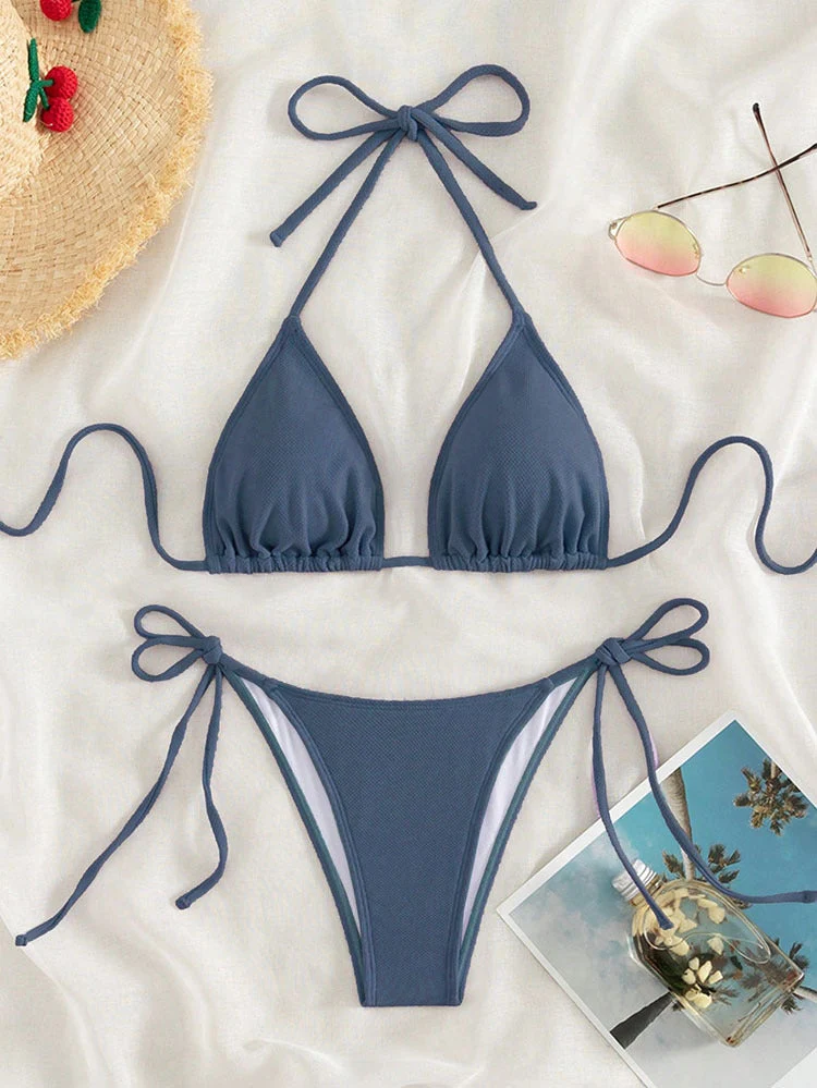 Damen Triangel-Bikini Set Nord Taschen