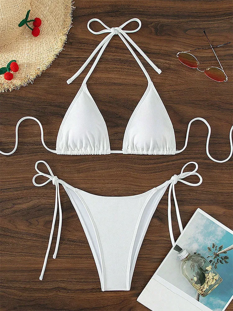 Damen Triangel-Bikini Set Nord Taschen