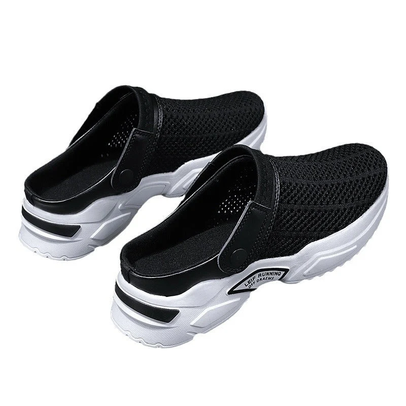 Damen Atmungsaktive Clogs mit rutschfester Sohle und flexiblem Obermaterial