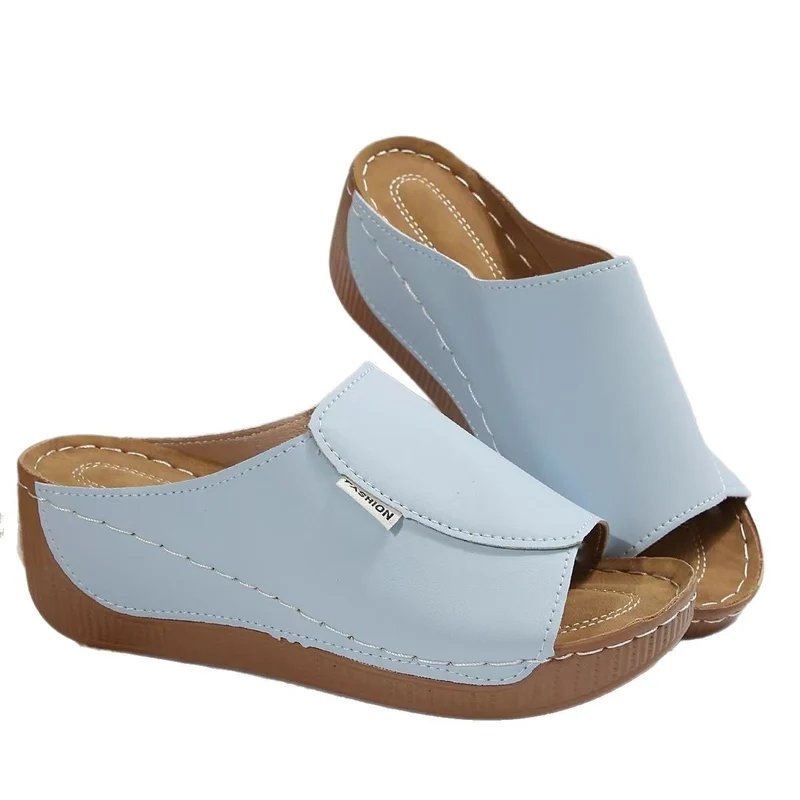 Damen bequeme Clogs mit ergonomischer Fußbett und modischem Riemendesign