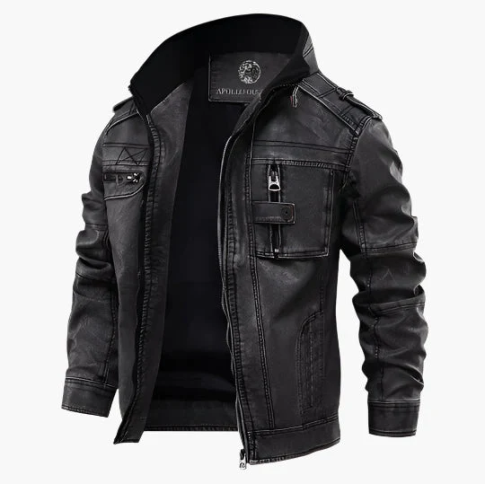 Bikerjacke Vintage Stil - Urbaner Mode Klassiker für Alltag und Freizeit