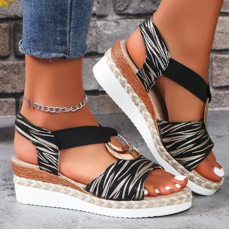 Damen Plateau Sandalen