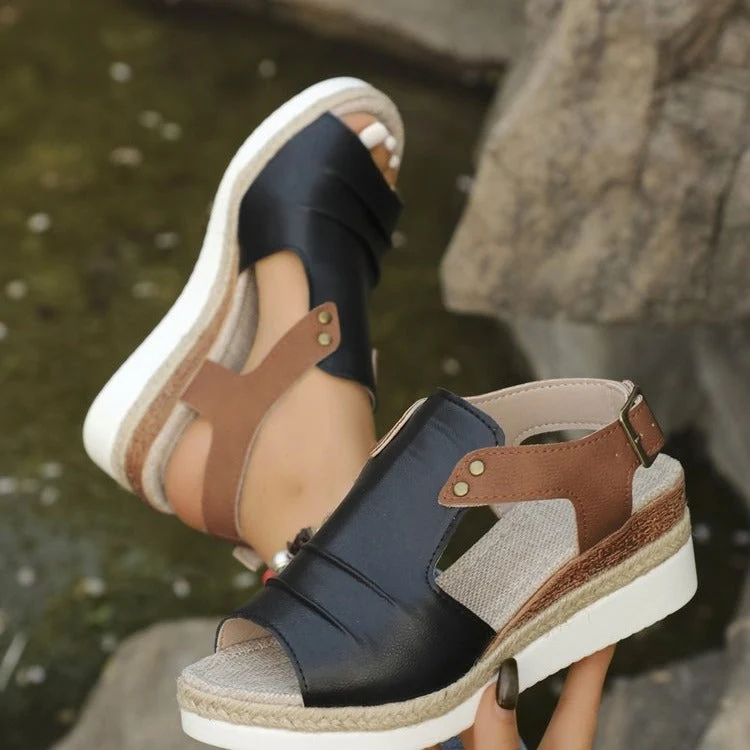 Damen Plateau Sandalen