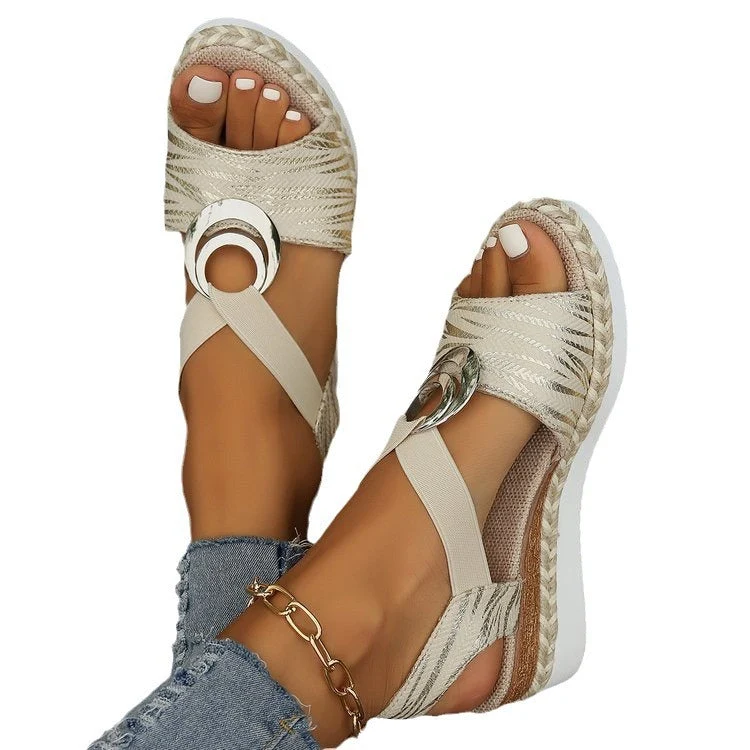 Damen Plateau Sandalen