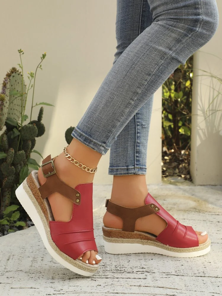 Damen Plateau Sandalen
