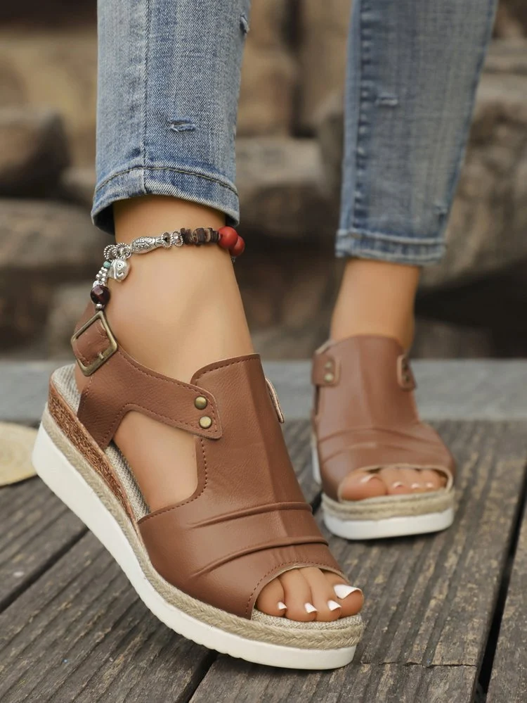 Damen Plateau Sandalen