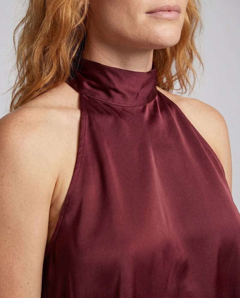 Damen asymmetrisches Tank-Top aus hochwertiger Viskose
