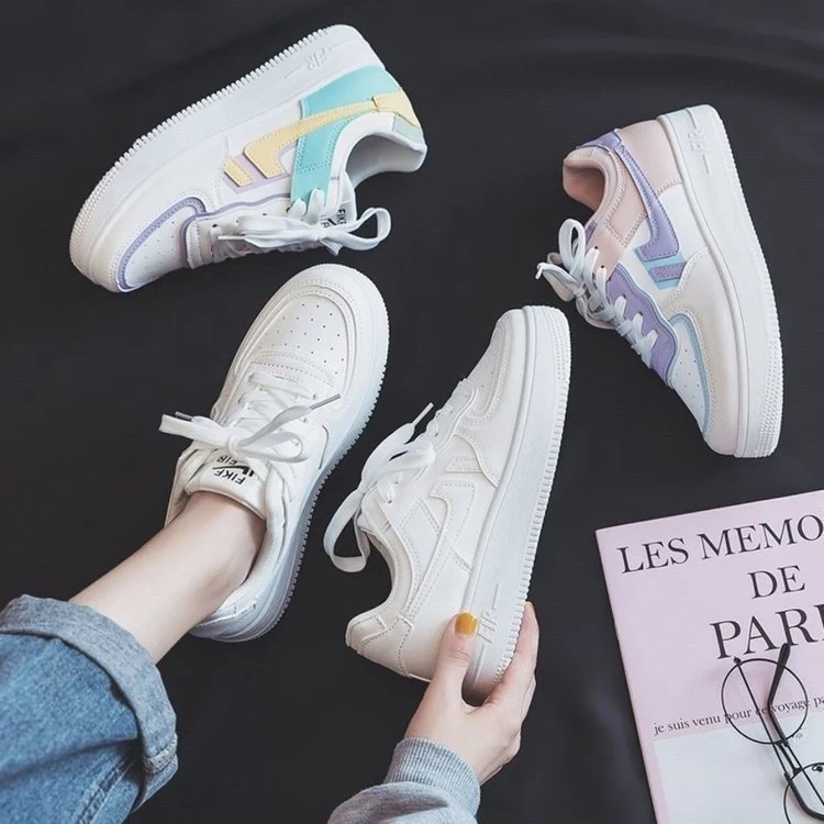 Damen Sportliche Freizeitsneaker mit rutschfester Sohle und atmungsaktivem Obermaterial