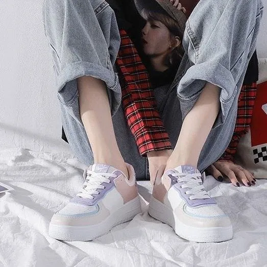 Damen Sportliche Freizeitsneaker mit rutschfester Sohle und atmungsaktivem Obermaterial