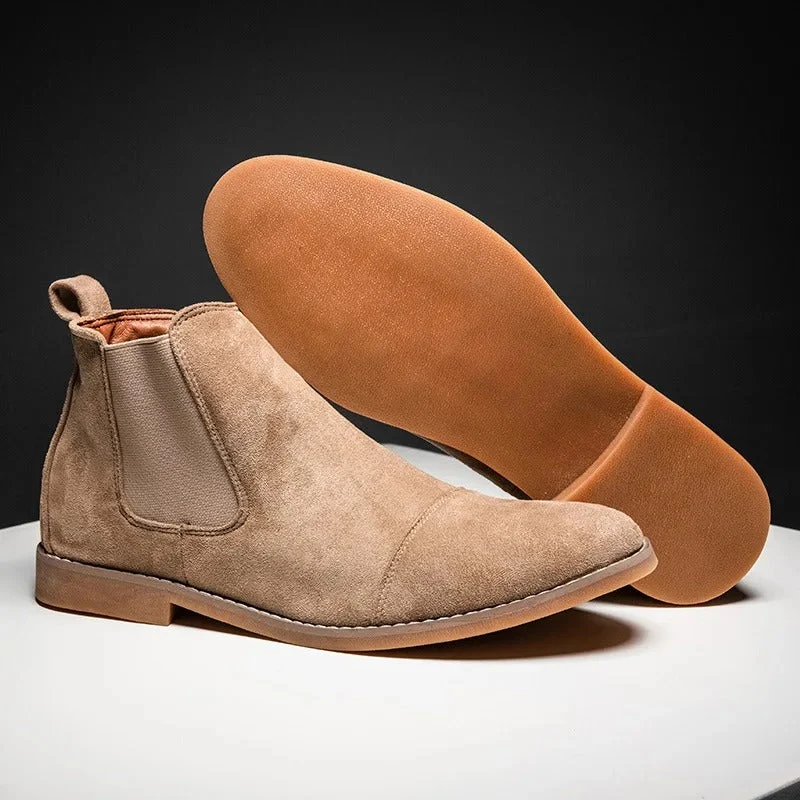 Wildleder Chelsea Boots für Herren Stilvoll & Nachhaltig - Arvani