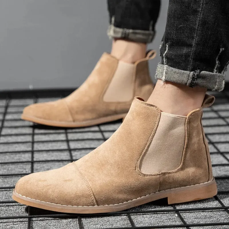 Wildleder Chelsea Boots für Herren Stilvoll & Nachhaltig - Arvani
