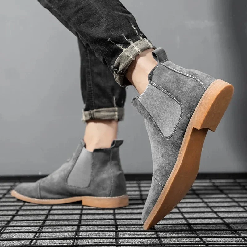 Wildleder Chelsea Boots für Herren Stilvoll & Nachhaltig - Arvani