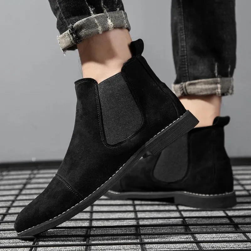 Wildleder Chelsea Boots für Herren Stilvoll & Nachhaltig - Arvani