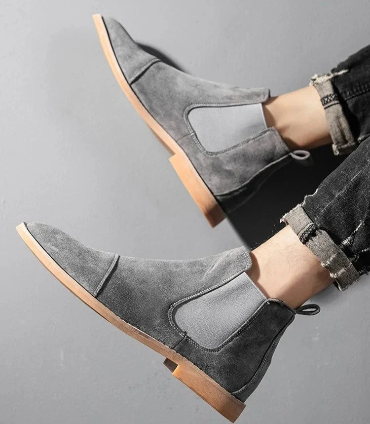 Wildleder Chelsea Boots für Herren Stilvoll & Nachhaltig - Arvani