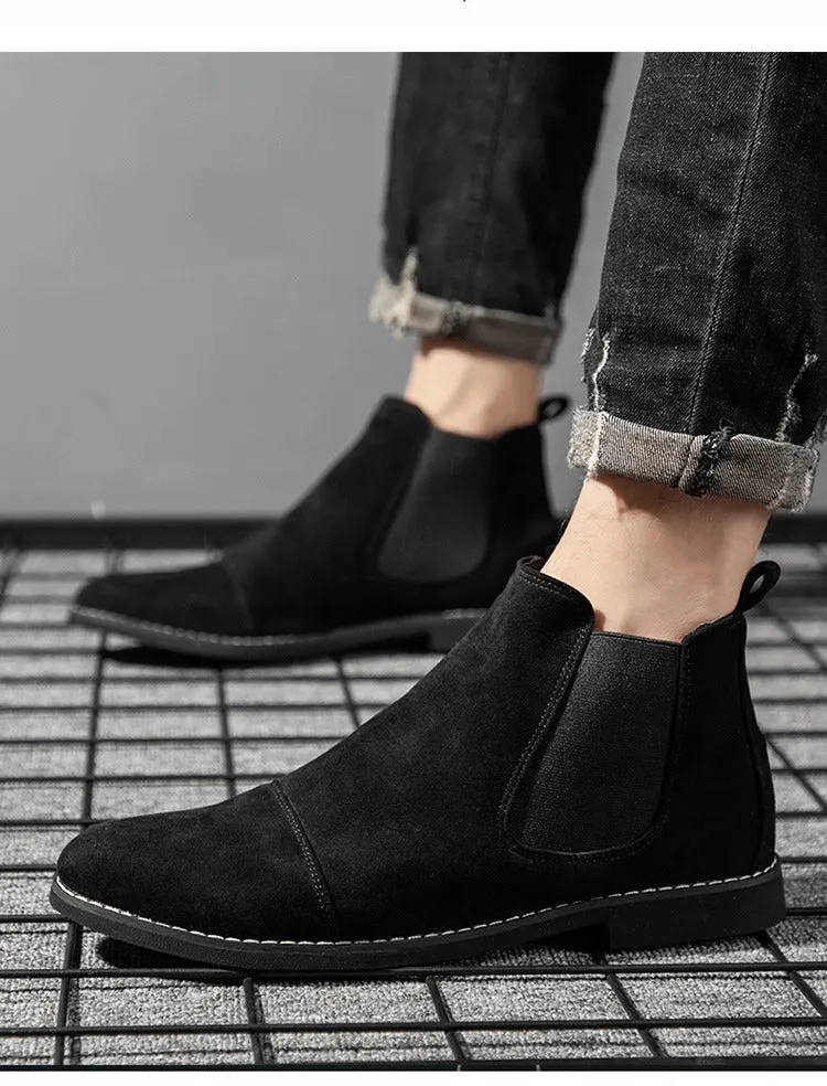 Wildleder Chelsea Boots für Herren Stilvoll & Nachhaltig - Arvani
