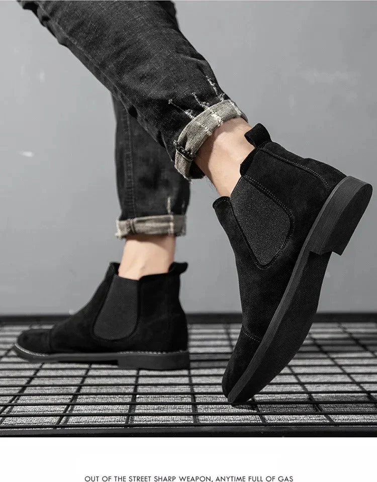 Wildleder Chelsea Boots für Herren Stilvoll & Nachhaltig - Arvani