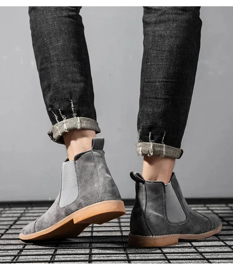 Wildleder Chelsea Boots für Herren Stilvoll & Nachhaltig - Arvani
