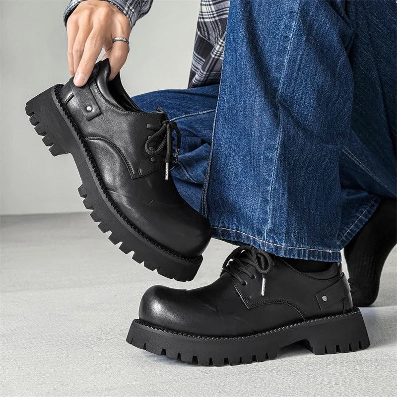 Herren Derb geschnürte Lederschuhe