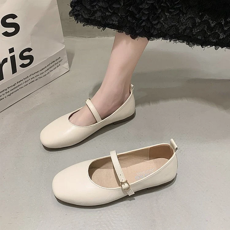 Damen Ballerinas mit elegantem Riemchen und bequemem Fußbett