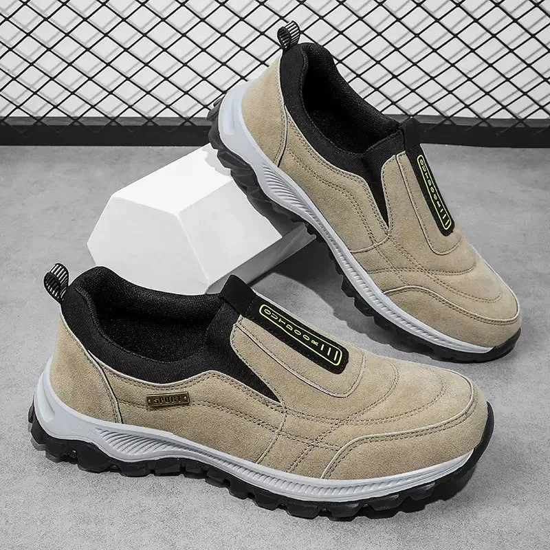 Damen Slip-On Sneakers mit elastischer Einfassung und rutschfester Profilsohle