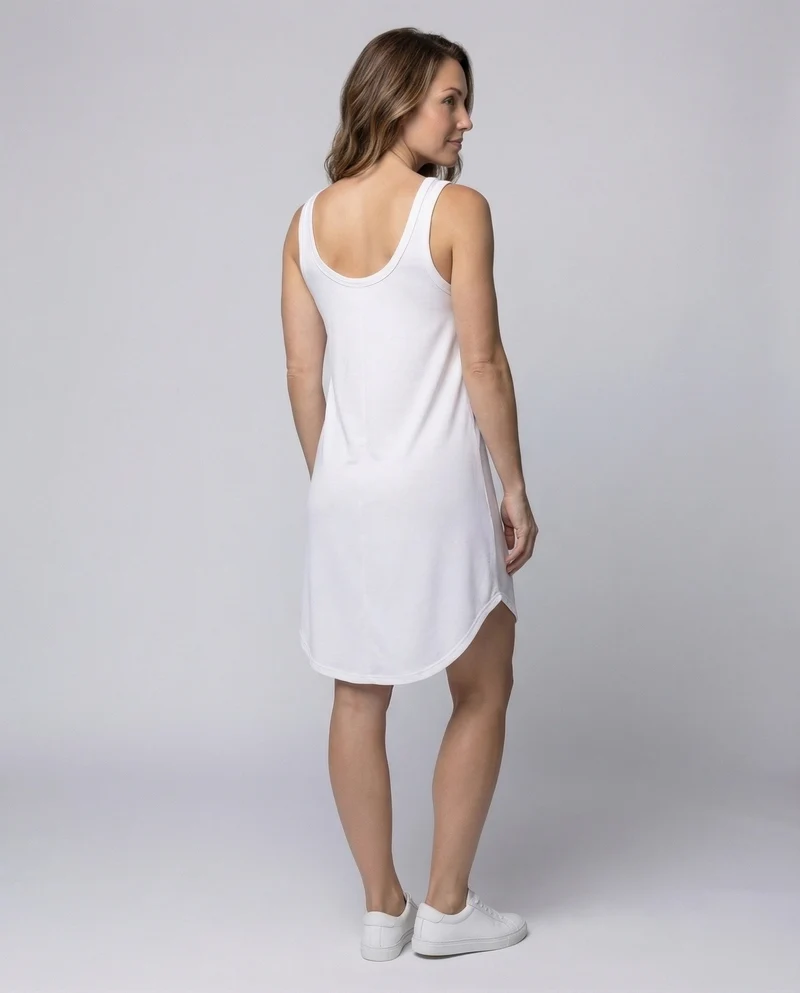 Damen Träger-Minikleid Sportiver Rückenausschnitt