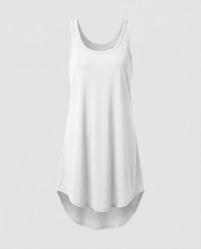Damen Träger-Minikleid Sportiver Rückenausschnitt