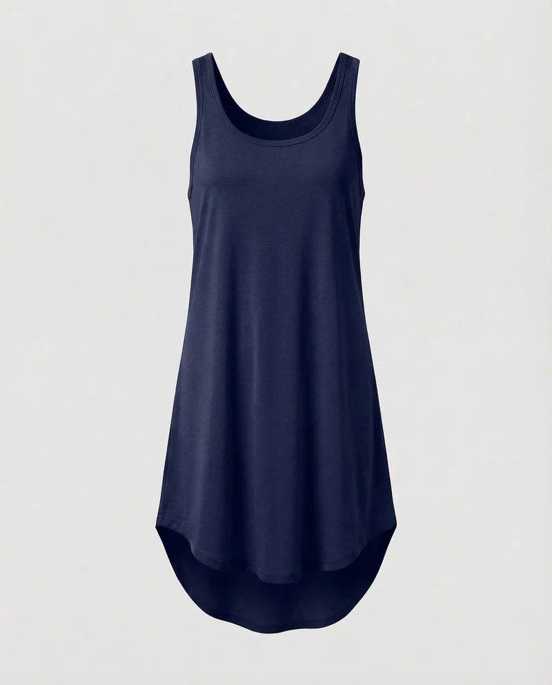 Damen Träger-Minikleid Sportiver Rückenausschnitt