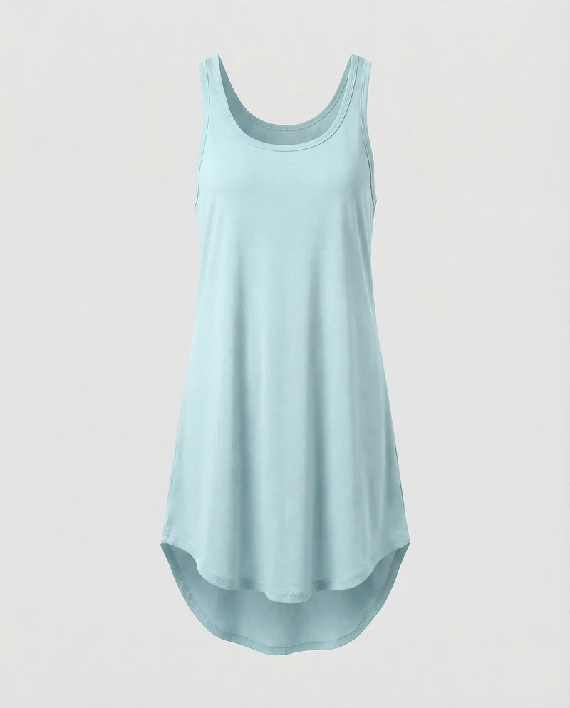 Damen Träger-Minikleid Sportiver Rückenausschnitt