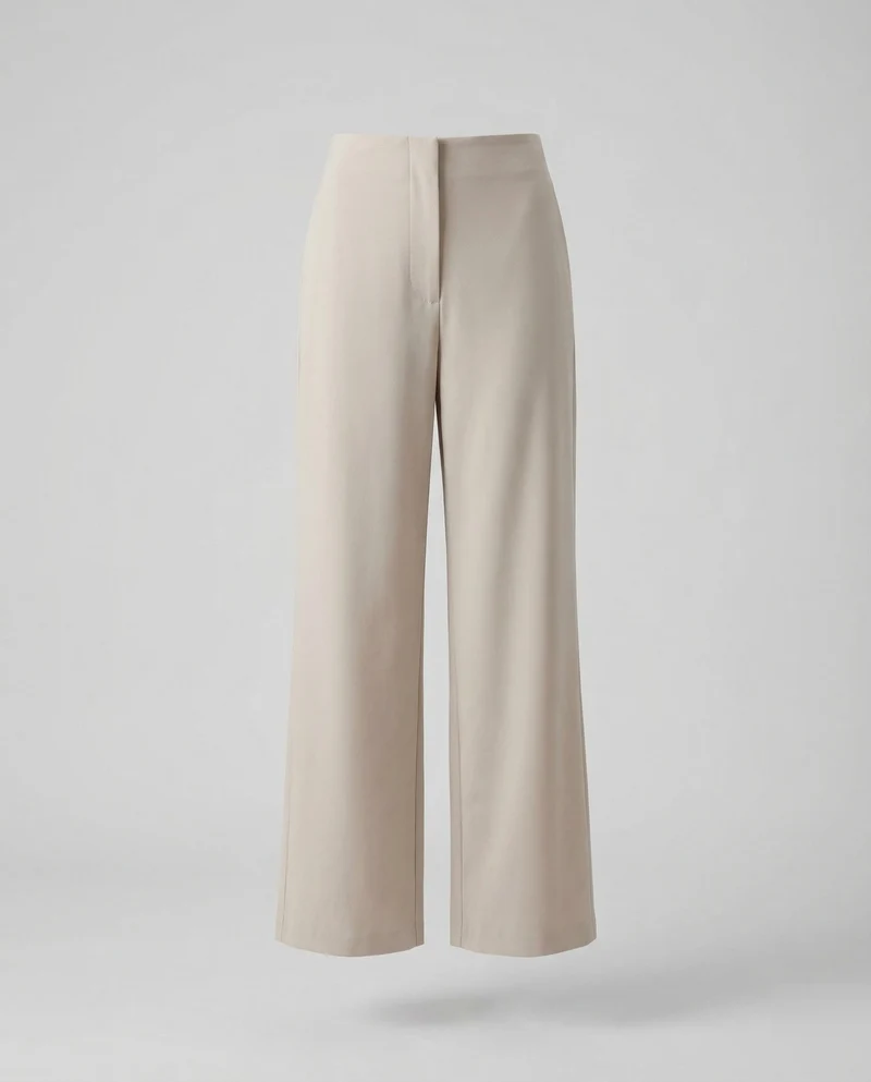 Damen Minimalistische Anzughose Schlitzdetail