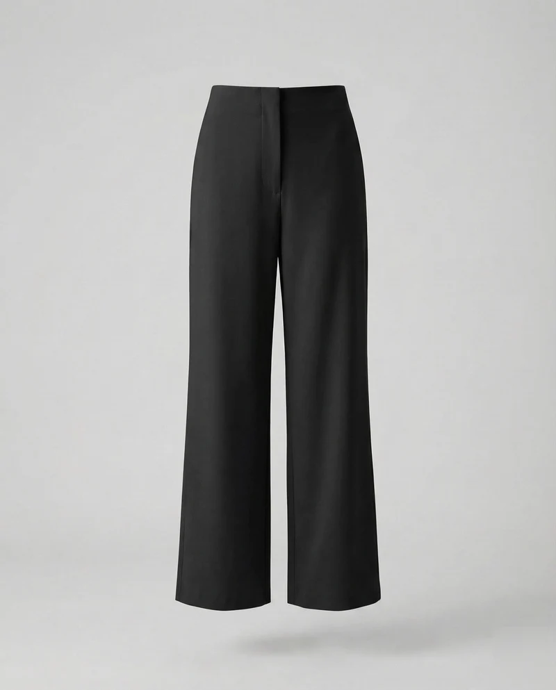 Damen Minimalistische Anzughose Schlitzdetail