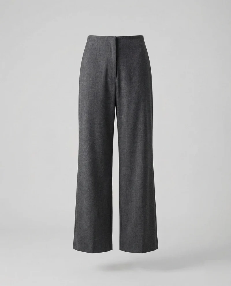 Damen Minimalistische Anzughose Schlitzdetail
