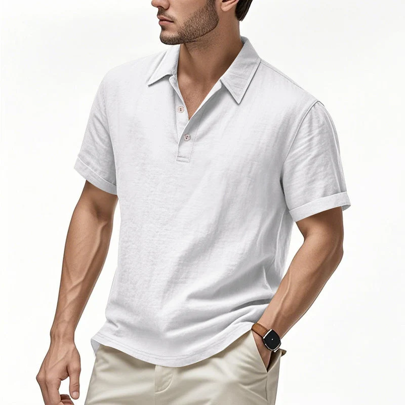 Herren Poloshirt aus atmungsaktiver Baumwolle