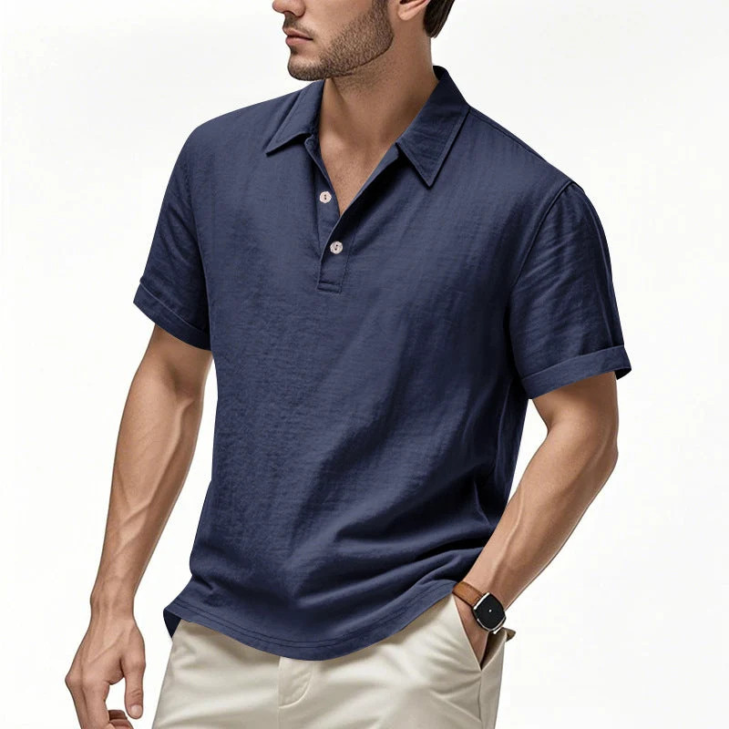 Herren Poloshirt aus atmungsaktiver Baumwolle