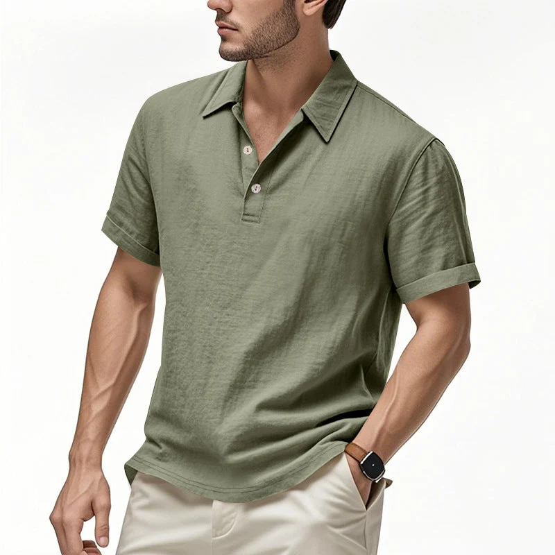 Herren Poloshirt aus atmungsaktiver Baumwolle