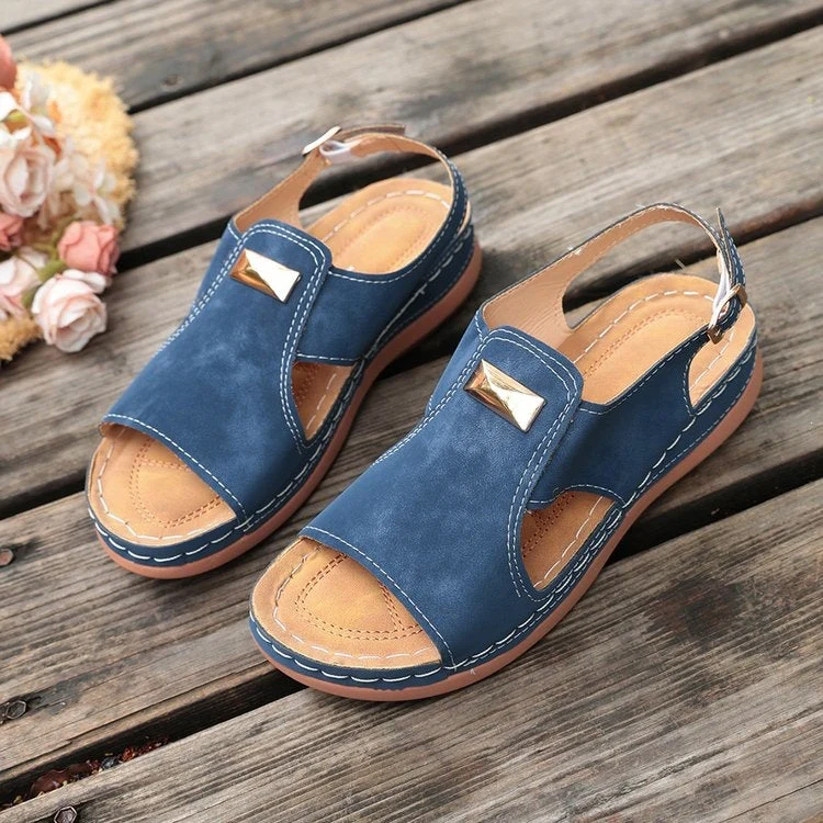 Damen Komfortable Sandalen mit verstellbarem Riemendesign Nord Taschen