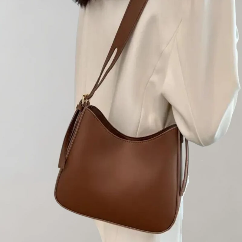 Reißverschluss Klein Schultertasche Kunstledertasche