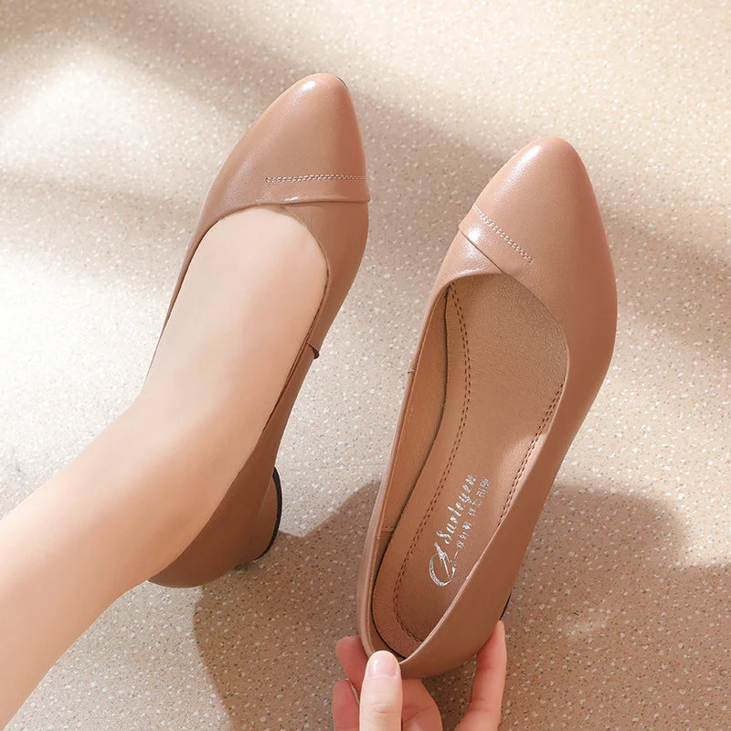 Damen Elegante Blockabsatz Pumps mit klassischem Schnitt und modischem Design