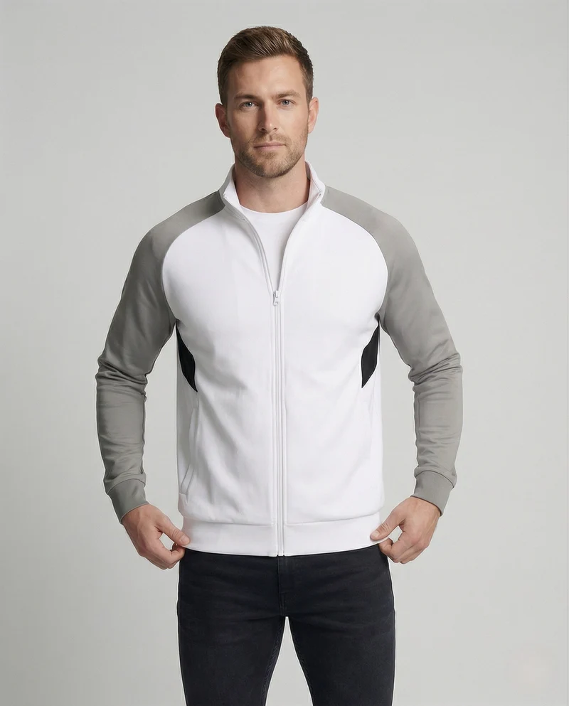 Trainingsjacke Sportlich Mit Raglan Herren