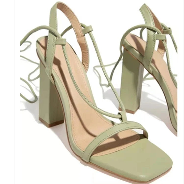 Damen High Heels mit elegantem Riemendesign und komfortablem Blockabsatz Nord Taschen