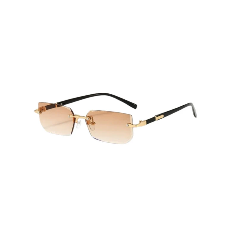 Nord Taschen | Sonnenbrille - Modern - Rechteckig Rahmenlos Retro
