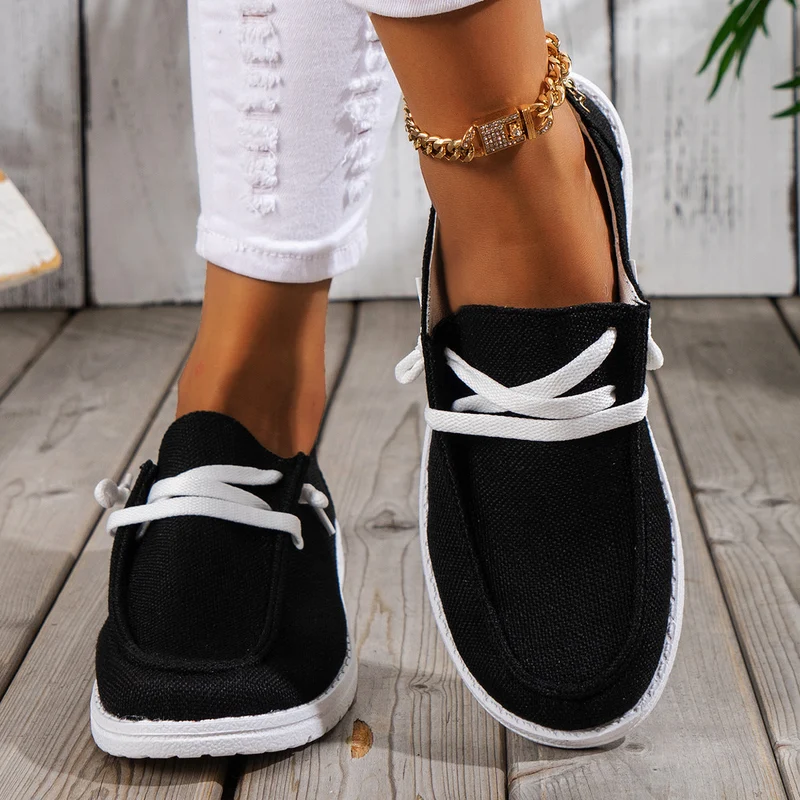 Damen bequeme Slip-On Freizeitschuhe mit leichtem Obermaterial Nord Taschen